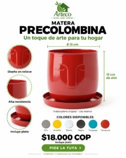 🌿 ¡Dale vida a tus espacios con Arteco! Encuentra la matera que va con tu estilo y haz que tus plantas sean protagonistas. Tenemos diferentes diseños, colores y tamaños para darle ese toque especial a tu hogar. ✨

🇨🇴 Diseñadas y fabricadas en Colombia.

🛍️ ¡Elige tus favoritas y haz tu pedido!

#Arteco #Materas #hogar #vivero